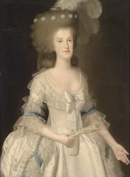 Porträt Königin Maria Carolina von Neapel (1752-1814), geborene Erzherzogin von Österreich